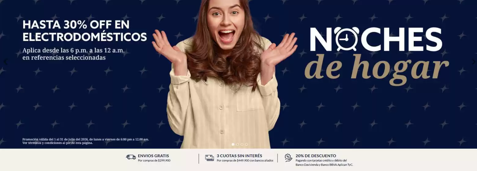 Hasta 30% Off en Electrodomésticos