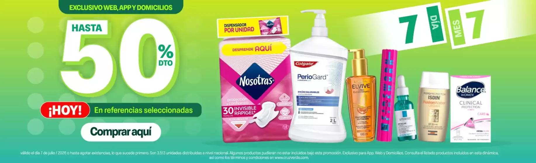 Catálogo Cruz verde | Ofertas para cazadores de gangas | 2026-07-07T00:00:00.000Z - 2026-07-07T00:00:00.000Z