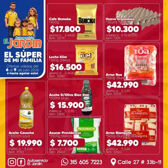 Ofertas Autoservicio El Jardín