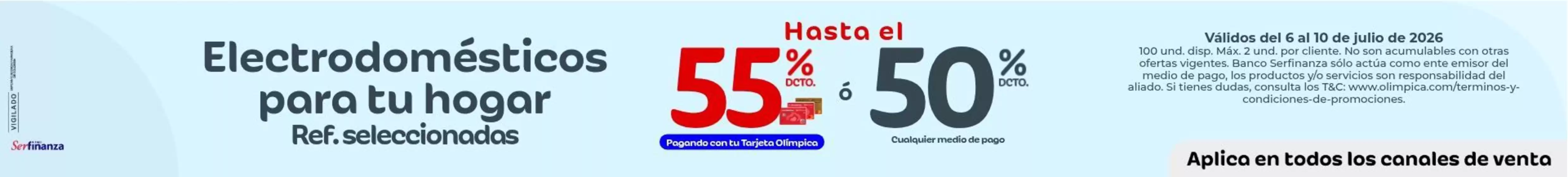 Catálogo Olímpica | Grandes descuentos en productos seleccionados | 2026-07-06T00:00:00.000Z - 2026-07-10T00:00:00.000Z