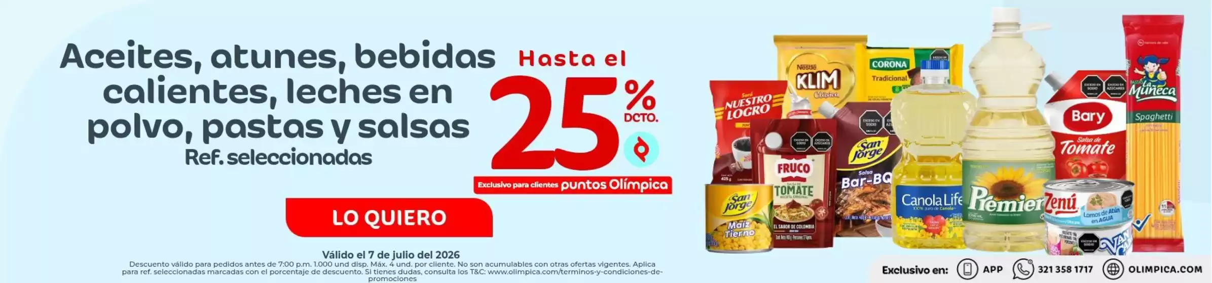 Catálogo Olímpica | Nuestras mejores gangas | 2026-07-07T00:00:00.000Z - 2026-07-07T00:00:00.000Z