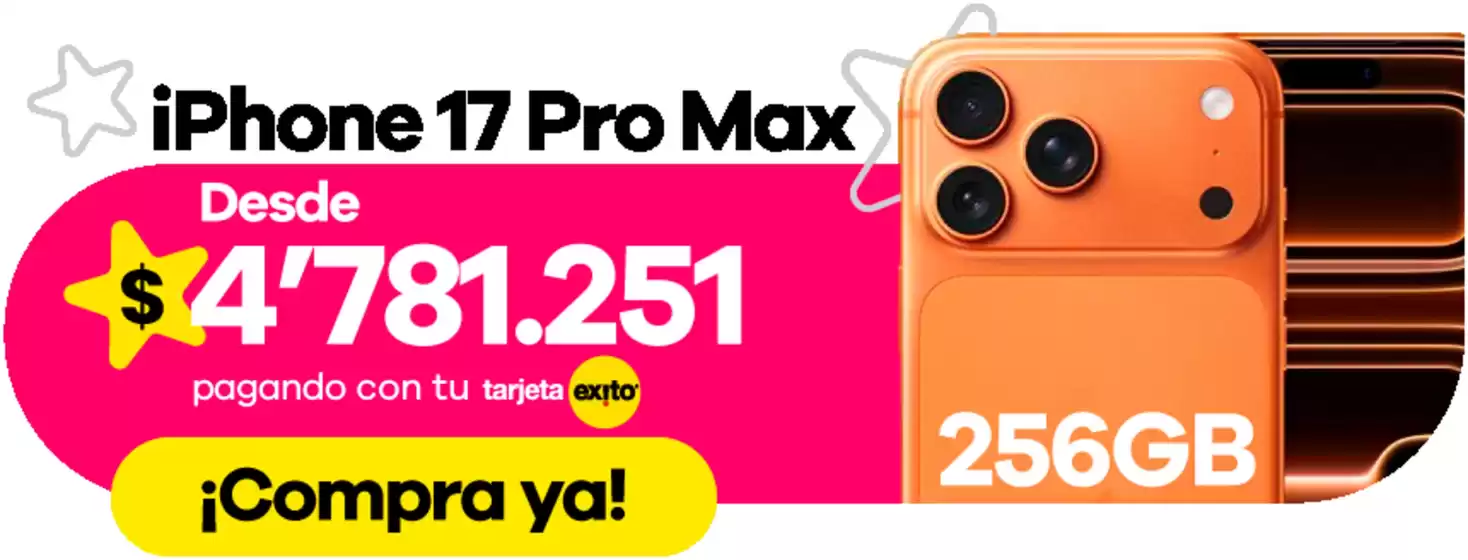 Catálogo Éxito | Nuestras mejores ofertas para ti | 2026-07-10T00:00:00.000Z - 2026-07-24T00:00:00.000Z