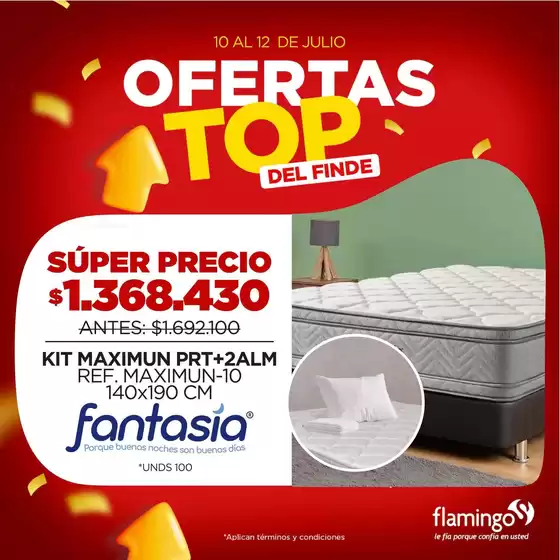 Catálogo Flamingo | Ofertas y gangas exclusivas | 2026-07-10T00:00:00.000Z - 2026-07-12T00:00:00.000Z