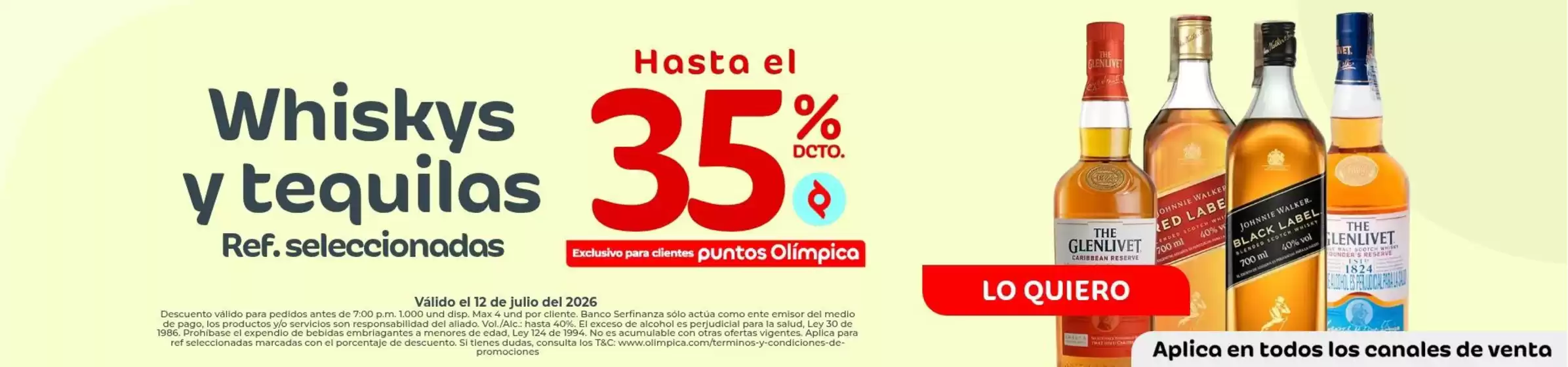 Catálogo Olímpica | Ofertas principales para todos los clientes | 2026-07-12T00:00:00.000Z - 2026-07-12T00:00:00.000Z