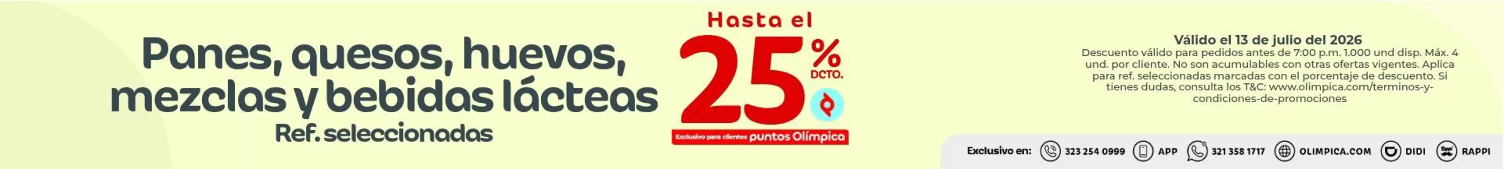 Catálogo Olímpica | Nuestras mejores gangas | 2026-07-13T00:00:00.000Z - 2026-07-13T00:00:00.000Z