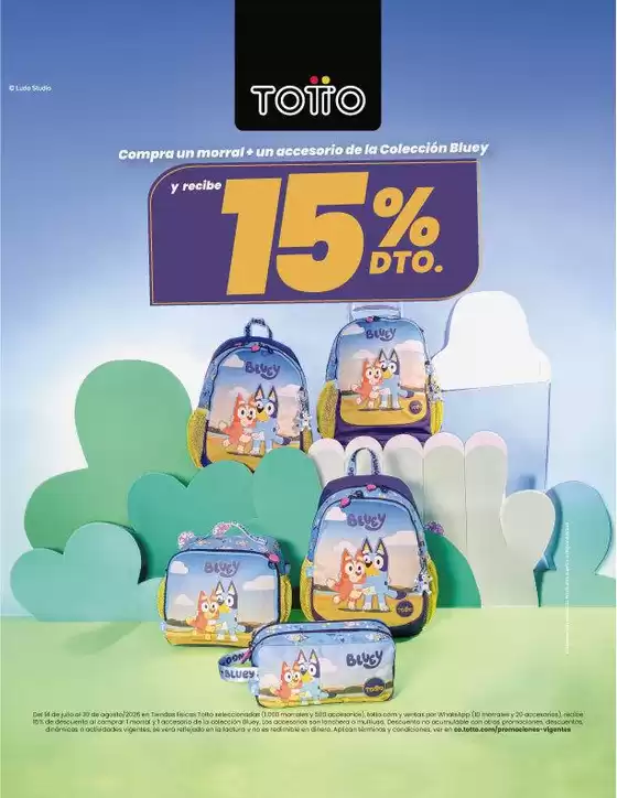 Catálogo Totto | Nuevas ofertas para descubrir | 2026-07-14T00:00:00.000Z - 2026-08-30T00:00:00.000Z