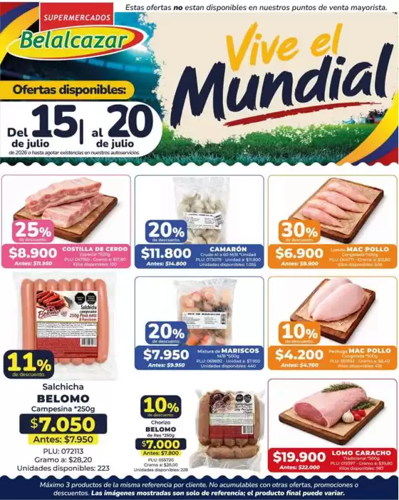 Catálogo Belalcazar | Ofertas y promociones actuales | 2026-07-15T00:00:00.000Z - 2026-07-20T00:00:00.000Z