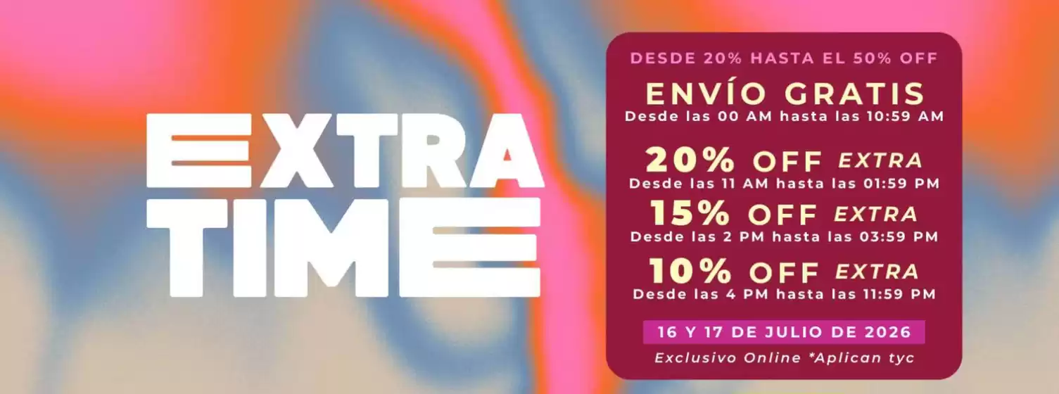 Catálogo MIC | Extra Time | 2026-07-16T00:00:00.000Z - 2026-07-17T00:00:00.000Z