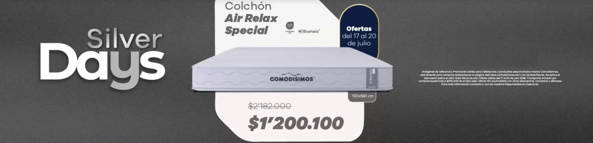 Catálogo Comodísimos | Silver Days | 2026-07-17T00:00:00.000Z - 2026-07-20T00:00:00.000Z