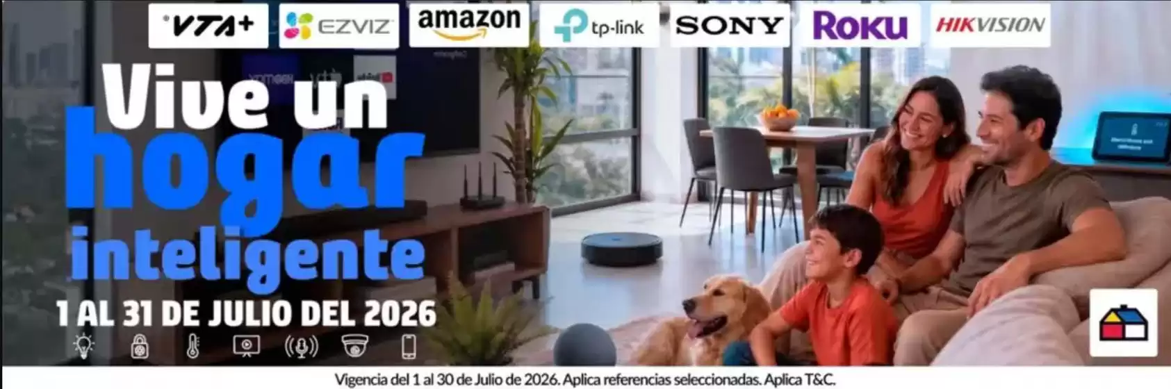 Catálogo Homecenter | Vive un hagora inteligente | 2026-07-17T00:00:00.000Z - 2026-07-31T00:00:00.000Z