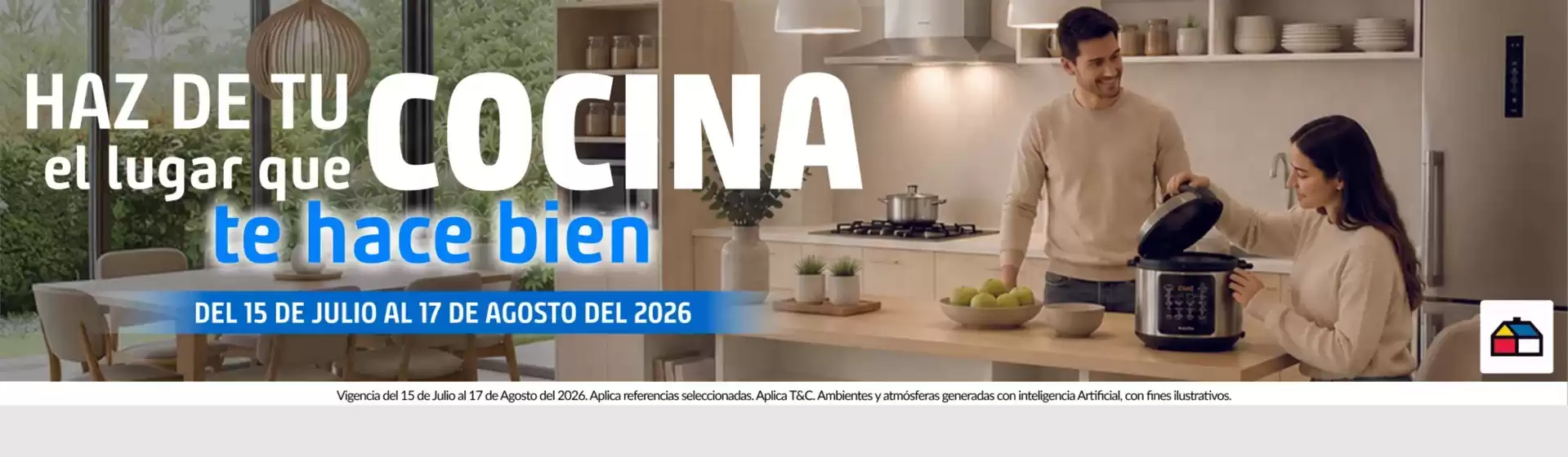 Catálogo Homecenter | Ofertas exclusivas para nuestros clientes | 2026-07-15T00:00:00.000Z - 2026-08-17T00:00:00.000Z