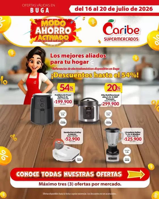 Catálogo Caribe Supermercados | Volanteanbuga | 2026-07-16T00:00:00.000Z - 2026-07-20T00:00:00.000Z
