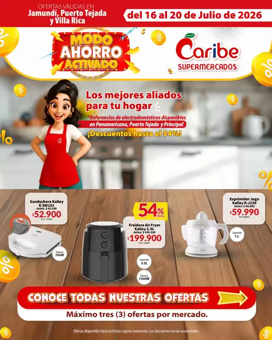 Catálogo Caribe Supermercados | Volanteanjmsunfi | 2026-07-16T00:00:00.000Z - 2026-07-20T00:00:00.000Z