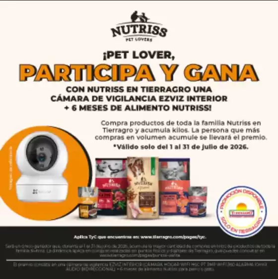 Catálogo Tierragro | Pet Lover, Participa Y Gana | 2026-07-17T00:00:00.000Z - 2026-07-31T00:00:00.000Z