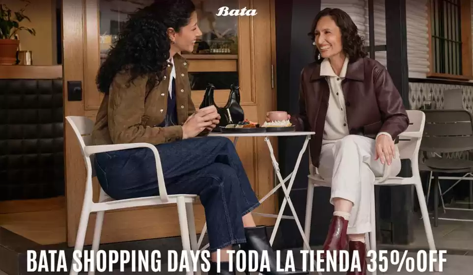Catálogo Bata | Bata Shopping Days toda la tienda 35%OFF | 2026-07-17T00:00:00.000Z - 2026-07-19T00:00:00.000Z