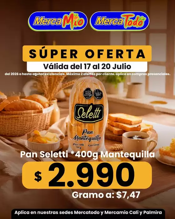 Catálogo MercaTodo | Grandes descuentos en productos seleccionados | 2026-07-17T00:00:00.000Z - 2026-07-20T00:00:00.000Z