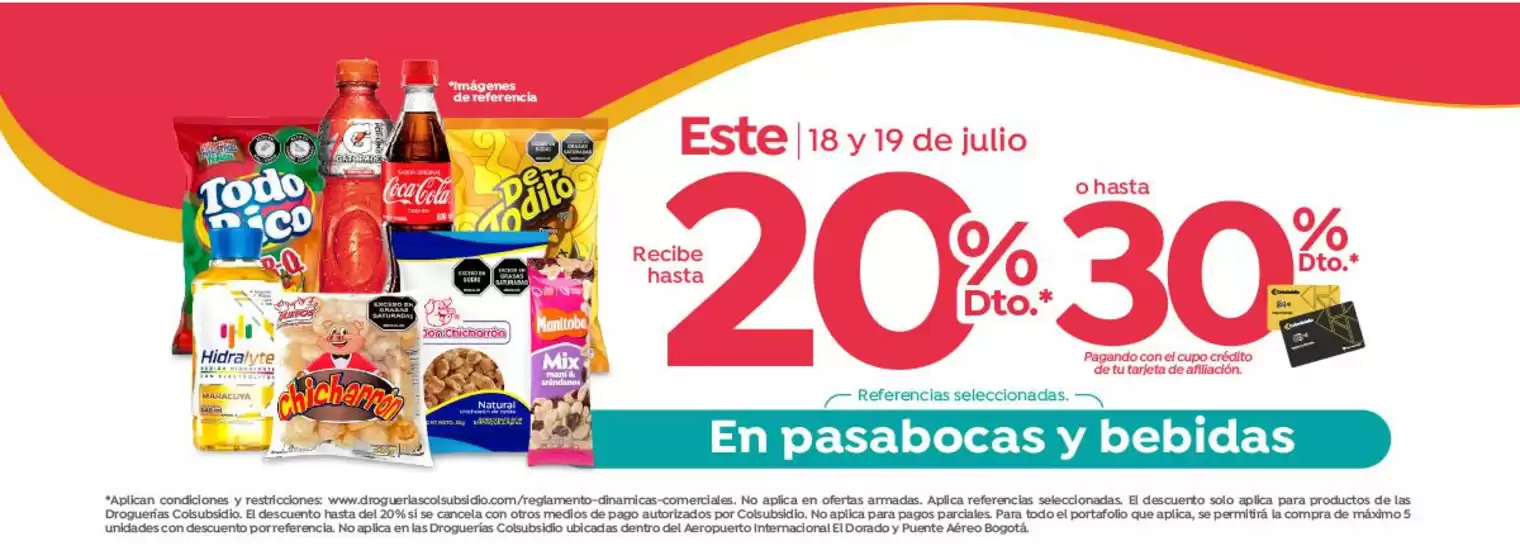 Catálogo Droguerías Colsubsidio | Ofertas especiales para ti | 2026-07-18T00:00:00.000Z - 2026-07-19T00:00:00.000Z