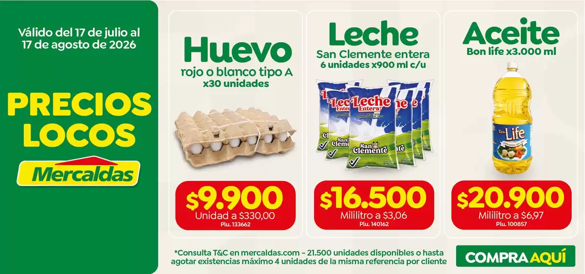 Catálogo Mercaldas | Ofertas para cazadores de gangas | 2026-07-17T00:00:00.000Z - 2026-08-17T00:00:00.000Z