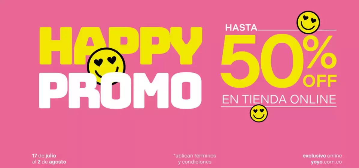 Catálogo Yoyo Jeans en Santa Rosa de Cabal | Happy Promo hasta 50% OFF | 2026-07-20T00:00:00.000Z - 2026-08-02T00:00:00.000Z
