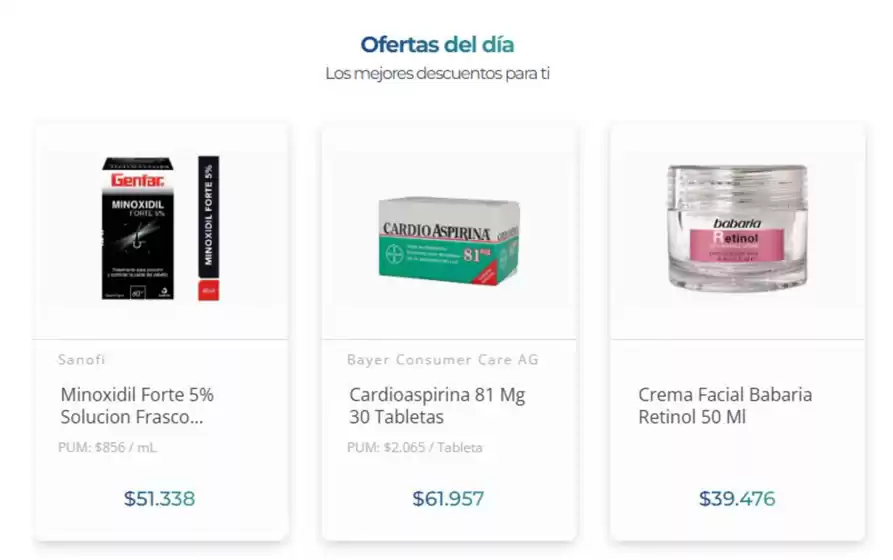 Catálogo Farmalisto en Fonseca | Ofertas del día | 2026-07-21T00:00:00.000Z - 2026-07-21T00:00:00.000Z