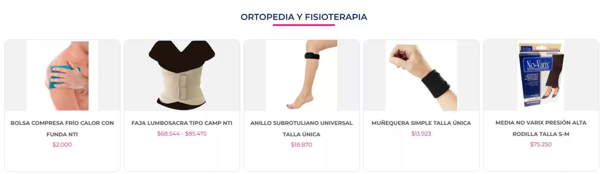 Catálogo Farmaclub en Fonseca | Ortopedia y Fisioterapia | 2026-07-21T00:00:00.000Z - 2026-07-31T00:00:00.000Z