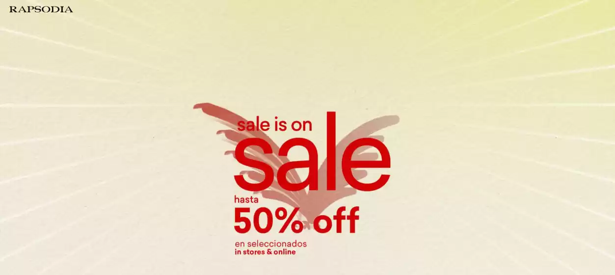 Catálogo Rapsodia | Sale Hasta 50% OFF | 2026-07-21T00:00:00.000Z - 2026-07-26T00:00:00.000Z