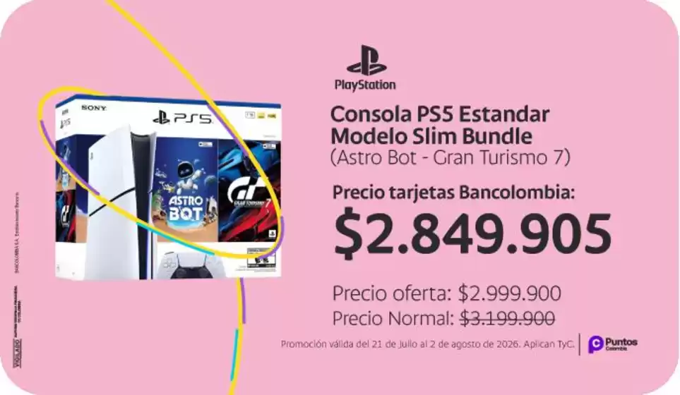 Catálogo Bancolombia | Nuestras mejores ofertas para ti | 2026-07-21T00:00:00.000Z - 2026-08-02T00:00:00.000Z