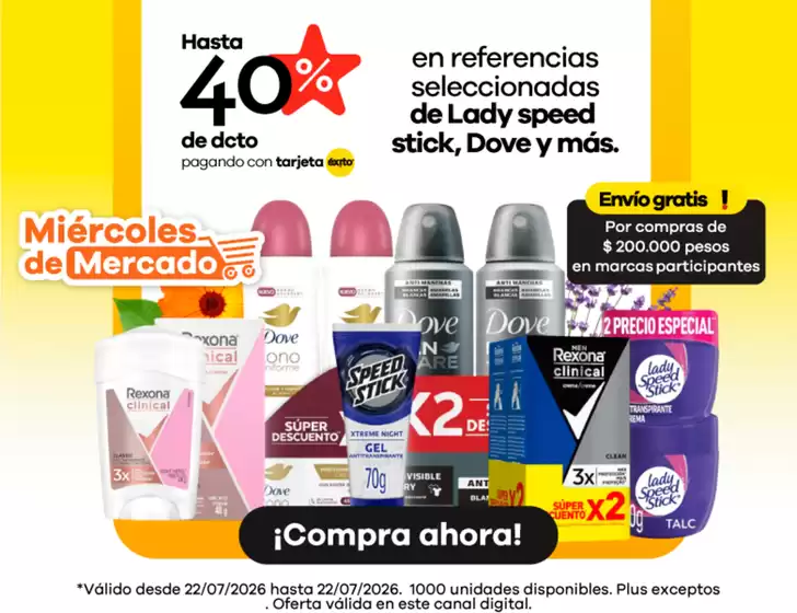 Catálogo Éxito en Cajicá | Gran variedad de ofertas | 2026-07-22T00:00:00.000Z - 2026-07-22T00:00:00.000Z
