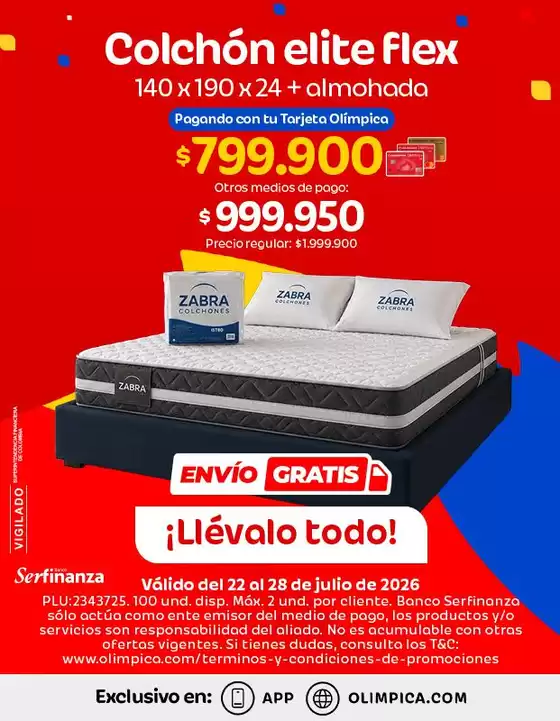 Catálogo Olímpica en Bogotá | Ahorra ahora con nuestras ofertas | 2026-07-22T00:00:00.000Z - 2026-07-28T00:00:00.000Z