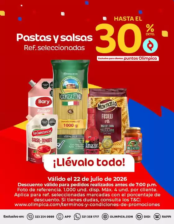 Catálogo Olímpica | Ofertas y promociones actuales | 2026-07-22T00:00:00.000Z - 2026-07-22T00:00:00.000Z