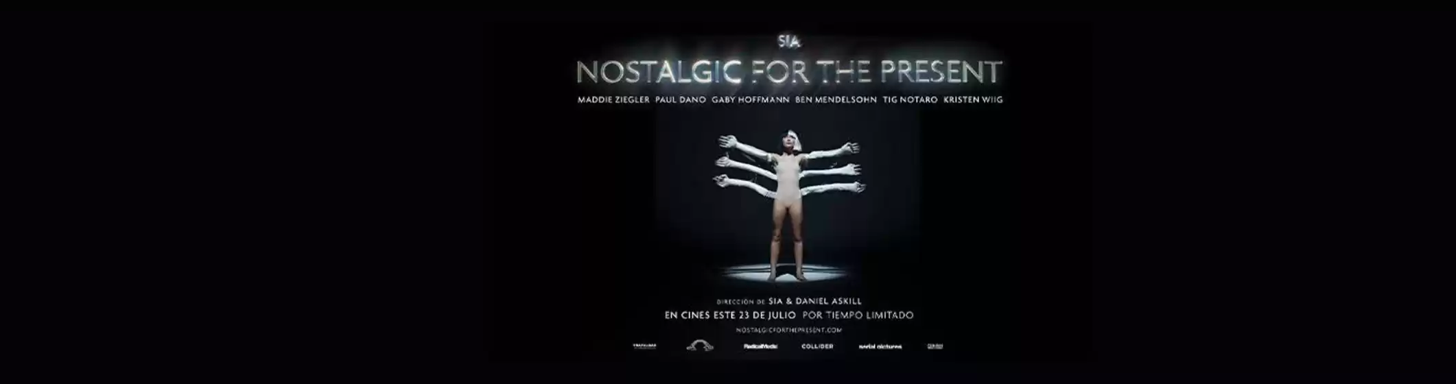 Catálogo Cinépolis | Sia concert film, Nostalgic for the Present | 2026-07-23T00:00:00.000Z - 2026-07-23T00:00:00.000Z