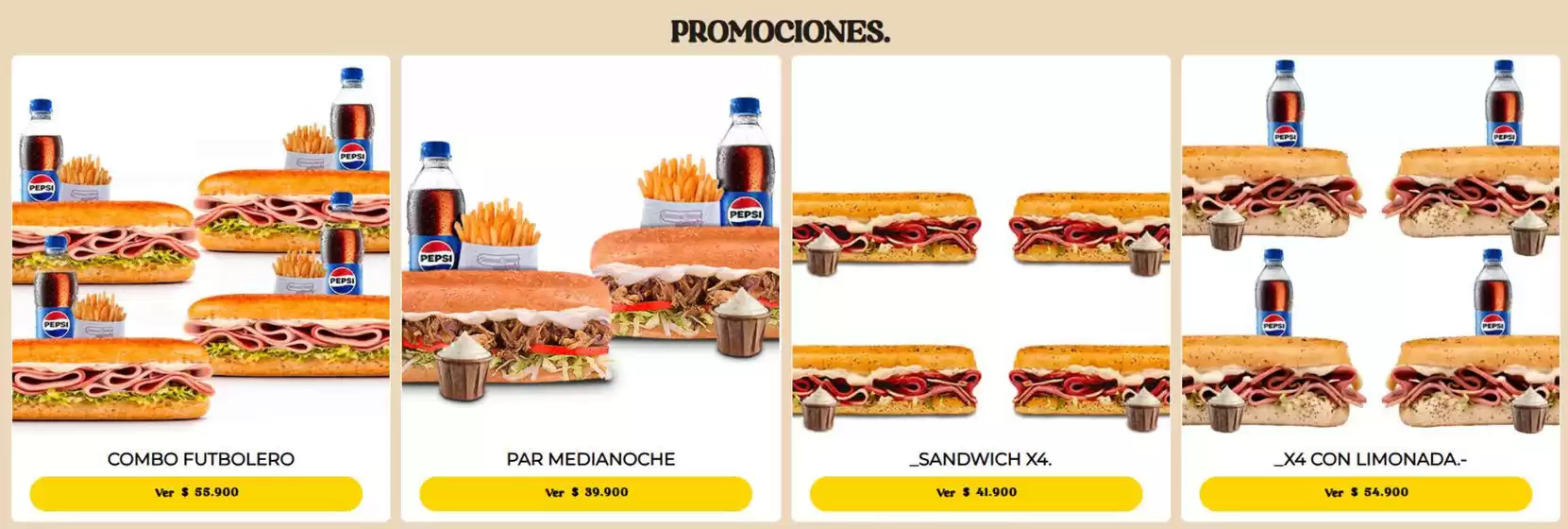 Catálogo Sandwich Gourmet | Promociones | 2026-07-23T00:00:00.000Z - 2026-07-31T00:00:00.000Z