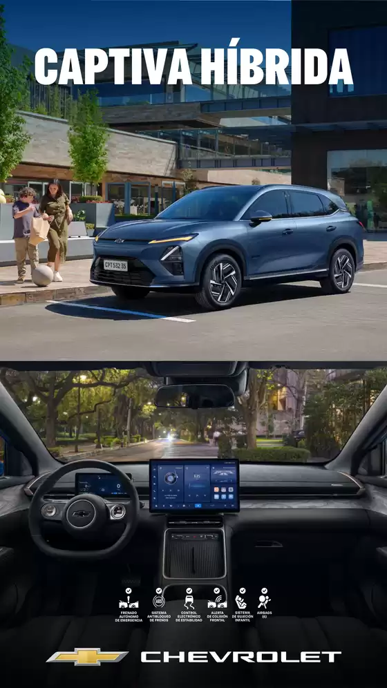 Catálogo Chevrolet | Ficha tecnica captiva hibrida julio 2026 | 2026-07-23T00:00:00.000Z - 2026-08-06T00:00:00.000Z