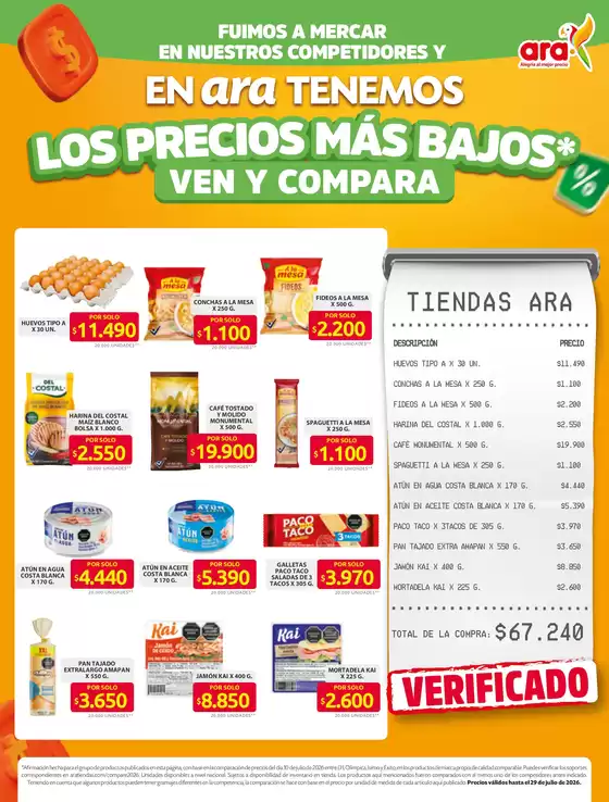 Catálogo Ara | Follelto ahorro s30 | 2026-07-23T00:00:00.000Z - 2026-07-29T00:00:00.000Z