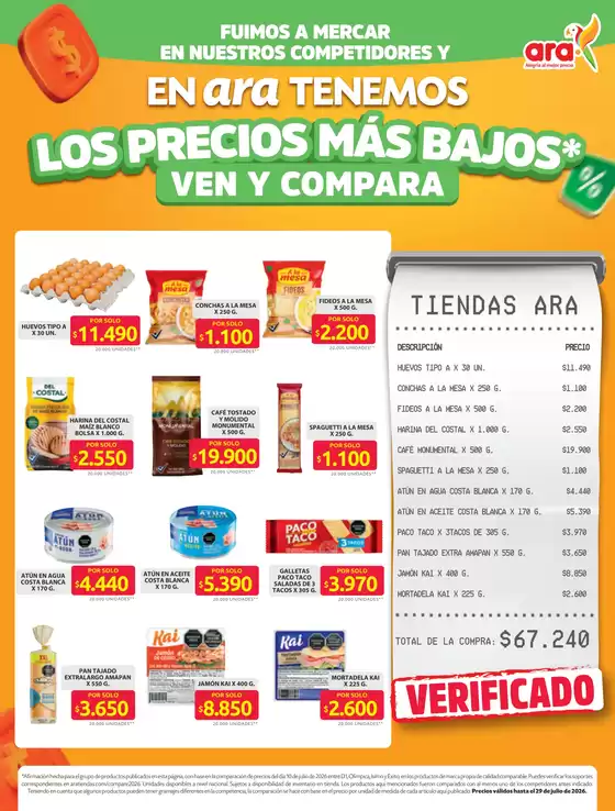 Catálogo Ara | Los precios más Bajos* ven y compara | 2026-07-23T00:00:00.000Z - 2026-07-29T00:00:00.000Z