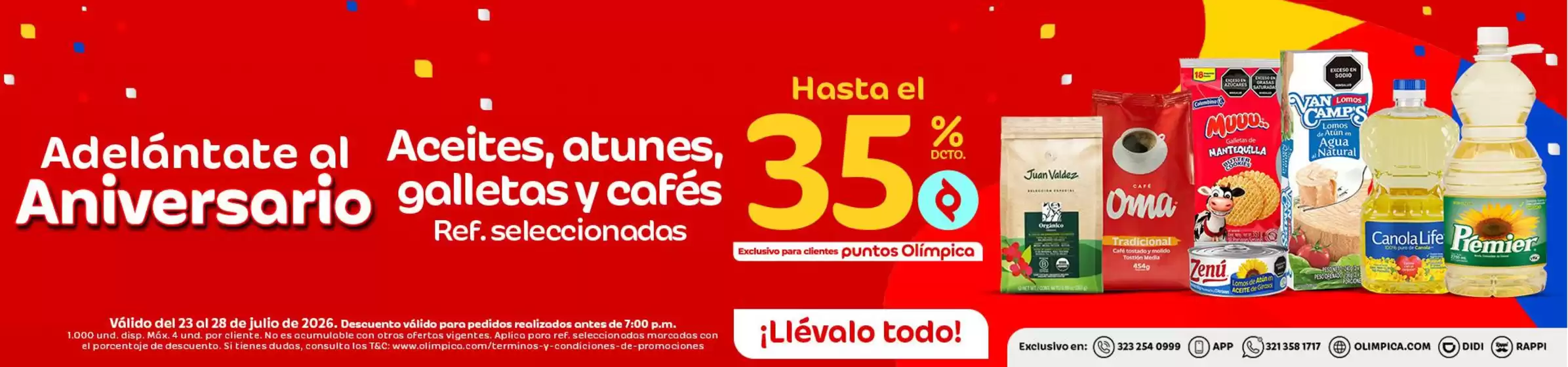 Catálogo Olímpica | Nuestras mejores ofertas para ti | 2026-07-23T00:00:00.000Z - 2026-07-28T00:00:00.000Z