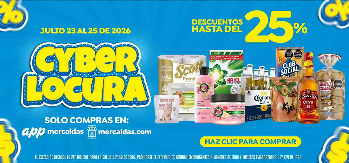 Catálogo Mercaldas | Ofertas exclusivas para nuestros clientes | 2026-07-23T00:00:00.000Z - 2026-07-25T00:00:00.000Z