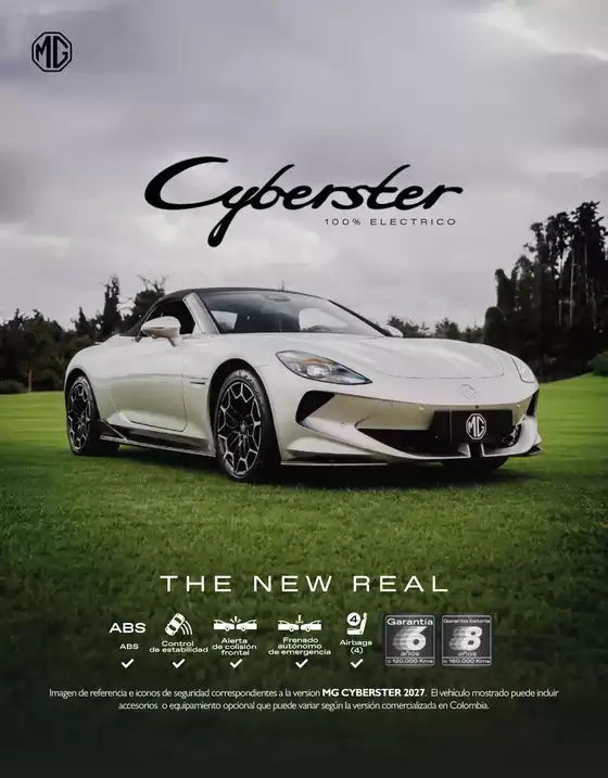 Catálogo Los Coches en Tuluá | Los Coches MG - Light ficha tecnica MG CYBERSTER | 2026-01-01T00:00:00.000Z - 2026-12-31T00:00:00.000Z