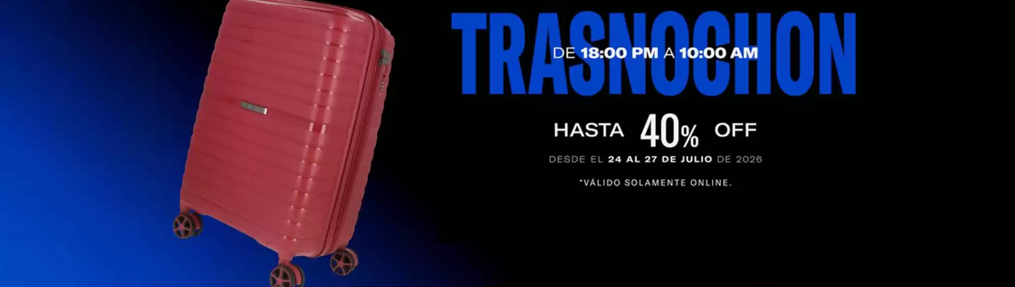 Catálogo Samsonite | Hasta 40% OFF | 2026-07-24T00:00:00.000Z - 2026-07-27T00:00:00.000Z