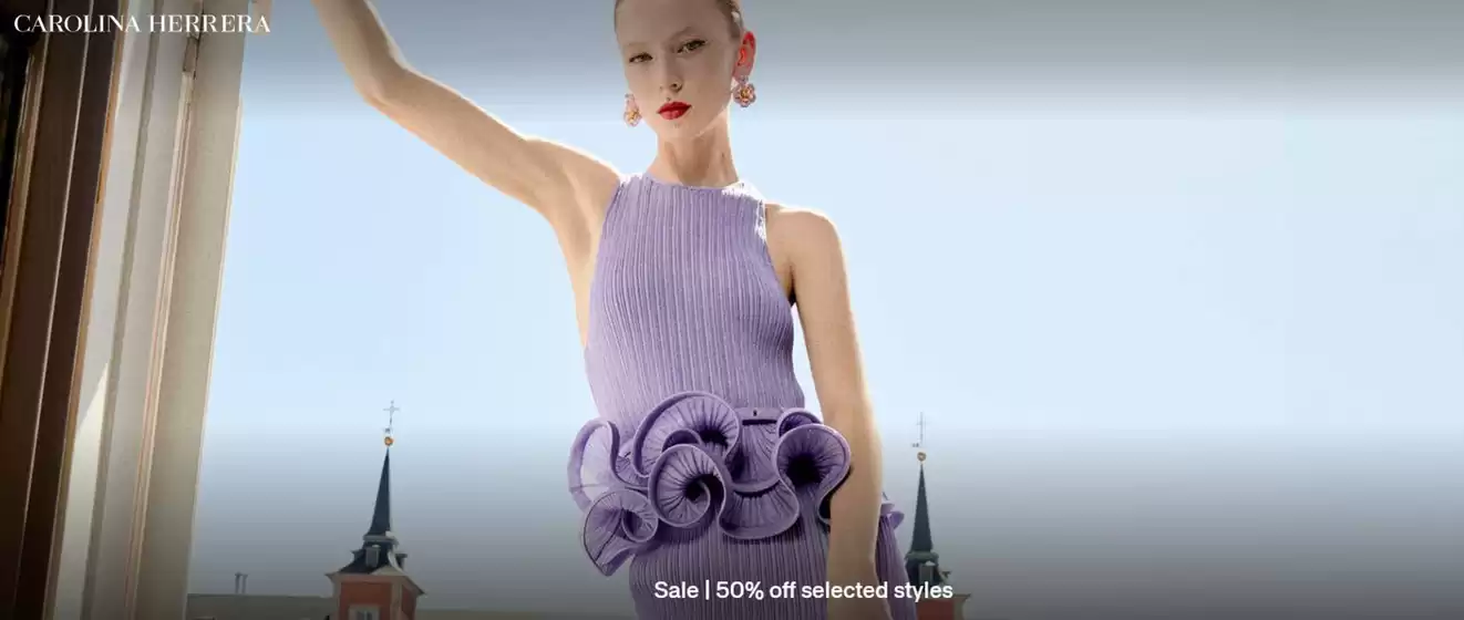 Catálogo Carolina Herrera | Sale 50% off selected styles | 2026-07-24T00:00:00.000Z - 2026-07-27T00:00:00.000Z