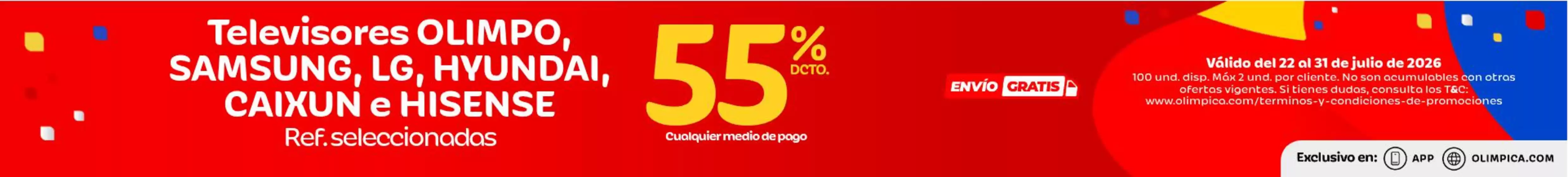 Catálogo Olímpica en Guacarí | Ofertas Olímpica | 2026-07-22T00:00:00.000Z - 2026-07-31T00:00:00.000Z