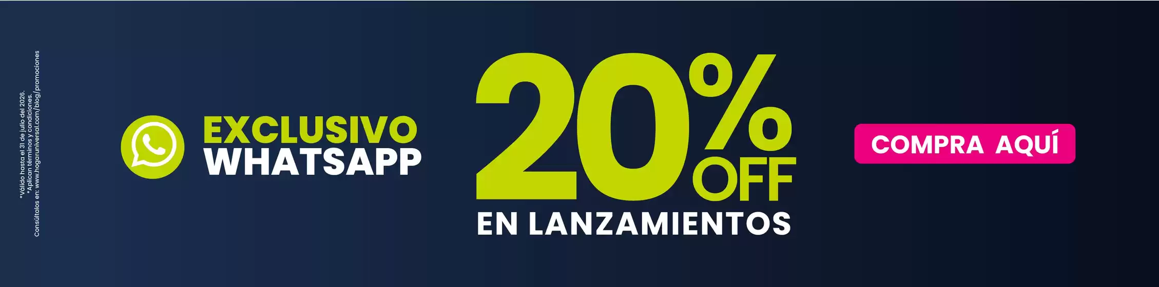 Catálogo Hogar Universal | Promociones actuales | 2026-07-25T00:00:00.000Z - 2026-07-31T00:00:00.000Z