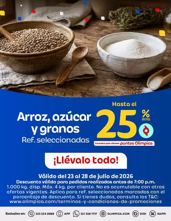 Catálogo Olímpica | Ofertas para cazadores de gangas | 2026-07-23T00:00:00.000Z - 2026-07-28T00:00:00.000Z