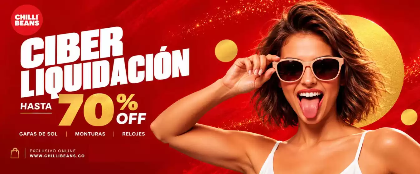 Catálogo Chili Beans | Ciber Liquidación Hasta 70% OFF | 2026-07-27T00:00:00.000Z - 2026-07-31T00:00:00.000Z