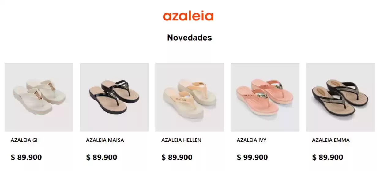 Catálogo Azaleia | Novedades | 2026-07-27T00:00:00.000Z - 2026-08-09T00:00:00.000Z