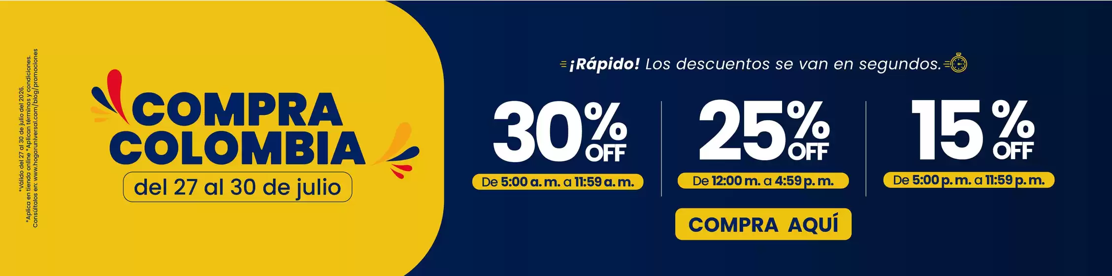 Catálogo Hogar Universal | Excelente oferta para todos los clientes | 2026-07-27T00:00:00.000Z - 2026-07-30T00:00:00.000Z