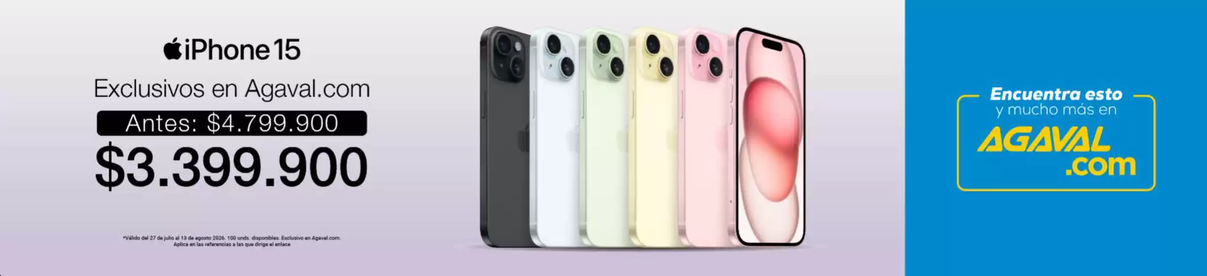 Catálogo Agaval | Ofertas Especiales | 2026-07-27T00:00:00.000Z - 2026-08-31T00:00:00.000Z