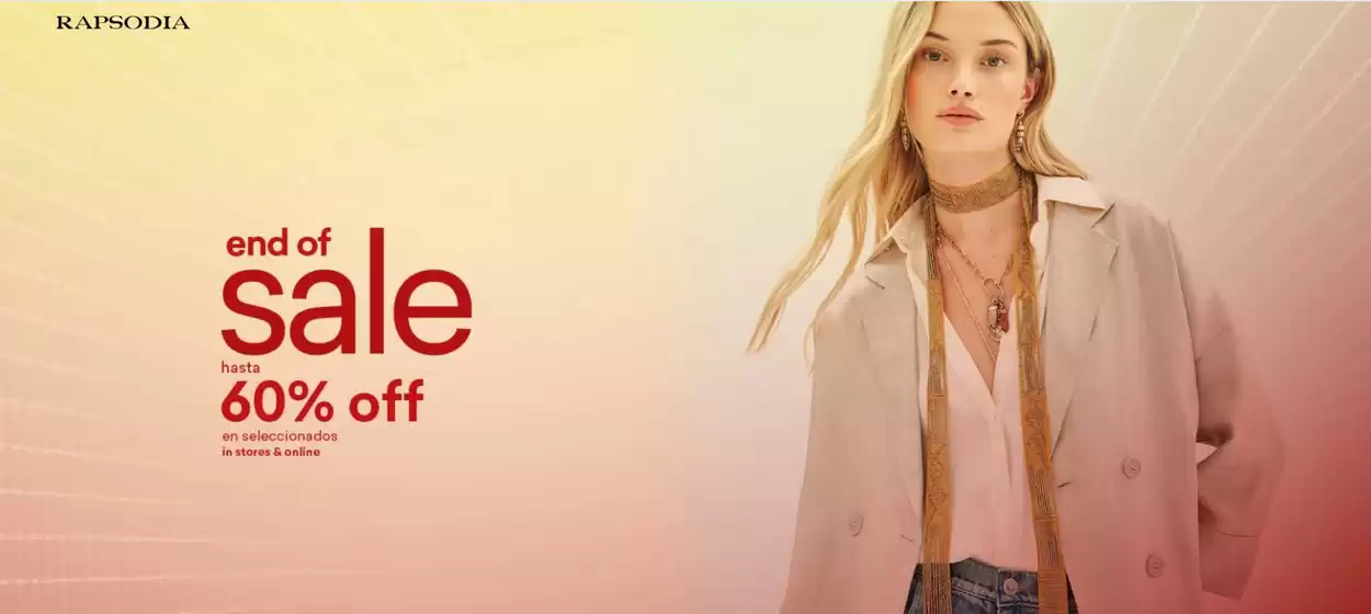 Catálogo Rapsodia en El Zulia | End of Sale Hasta 60% Off | 2026-07-27T00:00:00.000Z - 2026-07-31T00:00:00.000Z