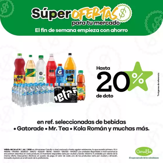 Catálogo Carulla |  Superofertas de Carulla | 2026-07-28T00:00:00.000Z - 2026-07-30T00:00:00.000Z