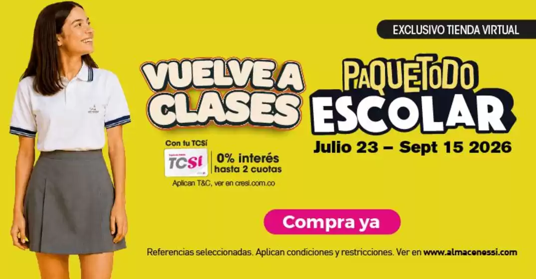 Catálogo Almacenes Sí en Lejanías | Ofertas Almacenes Sí | 2026-07-23T00:00:00.000Z - 2026-09-15T00:00:00.000Z
